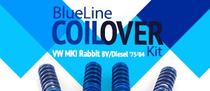 VW MKI Rabbit 8V/Diesel BlueLine Coilover Kit