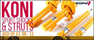 Audi 8P A3 Koni Sport Shocks and Struts