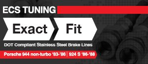 Porsche 944/924S ECS Exact-Fit Brake Lines