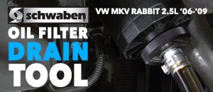 MKV Rabbit Schwaben Oil Filter Drain Tool