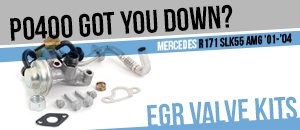 Mercedes-Benz R171 SLK55 AMG EGR Valve Kits