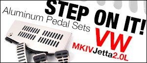 MKIV Jetta 2.0L Aluminum Pedal Sets