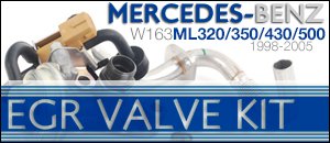 Mercedes-Benz W163 ML320/350/430/500 EGR Valve Kits