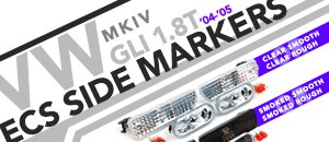 VW MKIV GLI 1.8T ECS Side Markers