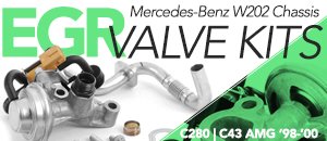 Mercedes-Benz W202 C-Class EGR Valve Kits