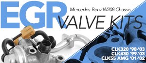 Mercedes-Benz W208 CLK-Class EGR Valve Kits