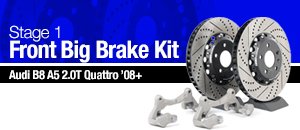 Audi B8 A5 2.0T Quattro Stage 1 Front Brake Kit