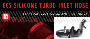 VW MKIV Golf/GTI 1.8T ECS Silicone Turbo Inlet Hose