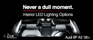 Audi 8P A3 Interior LED Lighting Options