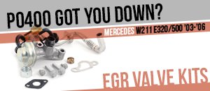 Mercedes-Benz W211 E320/500 EGR Valve Kits