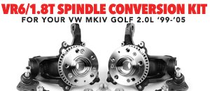 VW MKIV Golf 2.0L Spindle Conversion Kit
