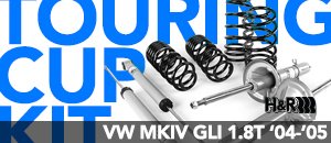 VW MKIV GLI 1.8T H&R Touring Cup Kit