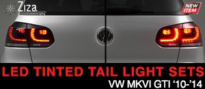 VW MKVI Ziza LED Tinted Tail Light Sets