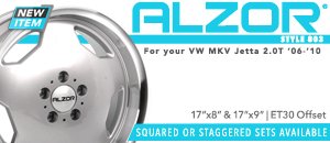 VW MKV Jetta 2.0T Alzor 803's