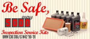BMW E30 318i/is M42 Inspection Service Kits