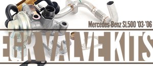 Mercedes-Benz R230 SL-Class EGR Valve Kits