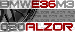BMW E36 M3 Alzor 020 Wheels