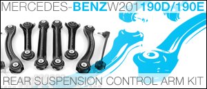 Mercedes-Benz W201 190D/190E Suspension Refresh Kits