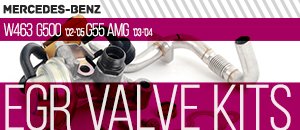 Mercedes-Benz W463 G500 G55 AMG EGR Valve Kits
