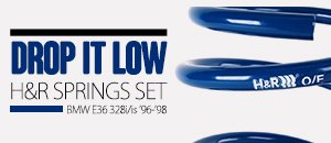 BMW E36 328i/is H&R Springs Sets