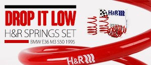 BMW E36 M3 S50 H&R Springs Sets
