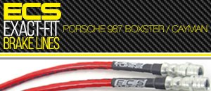 Porsche 987 Boxster/Cayman ECS Exact-Fit Brake Lines