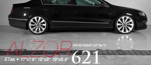 VW B6 Passat 2.0T Style 621 Wheels