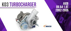 Audi B6 A4 1.8T K03 Turbocharger Replacement