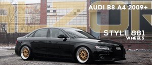 Audi B8 A4 18" Style 881 Wheels