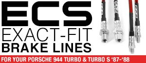 Porsche 944 Turbo/Turbo S ECS Exact-Fit Brake Lines