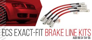 Audi B6 S4 ECS Exact-Fit Brake Lines