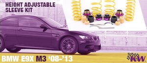 BMW E90/92 M3 KW H.A.S. Spring Kit