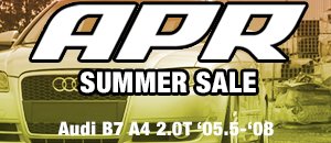 Audi B7 A4 2.0T APR Summer Sale