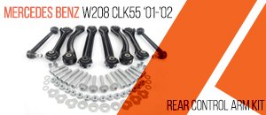 Mercedes W208 CLK55 Rear Control Arm Refresh Kit