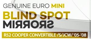 R52 MINI Convertible Euro Blind Spot Mirrors