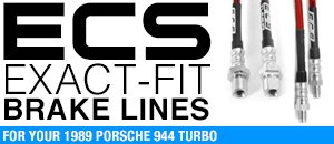 Porsche 944 Turbo (1989) ECS Exact-Fit Brake Lines