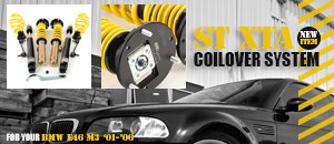BMW E46 M3 ST XTA Adjustable Coilover System 