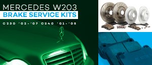 Mercedes-Benz W203 C-Class Brake Service Kits