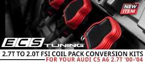 Audi C5 A6 2.7T ECS 2.0T Coil Pack Conversion Kit