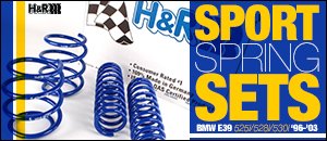 BMW E39 H&R Sport Spring Kits