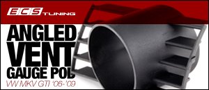 VW MKV GTI Angled Vent Gauge Pod