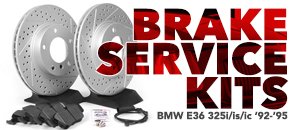 BMW E36 325i/is/ic Brake Service Kits