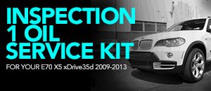 BMW E70 X5 xDrive35d Inspection 1 Oil Service Kits