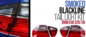 BMW E90 325i Blackline Tail Light Kit