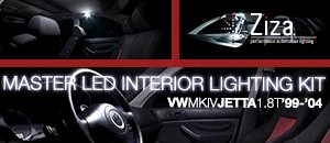 VW MKIV Jetta 1.8T Ziza Master LED Interior Lighting