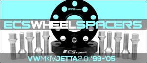 VW MKIV Jetta 2.0L ECS Wheel Spacers