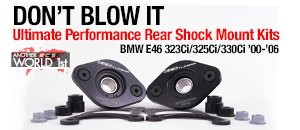 BMW E46 3Series Ultimate Performance Shock Mount Kits