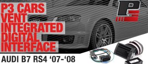Audi B7 RS4 P3 Cars Vent Integrated Digital Interface