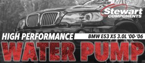 BMW E53 X5 3.0L Stewart High Performance Water Pump