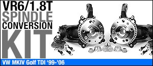VW MKIV Golf TDI VR6/1.8T Spindle Conversion Kit